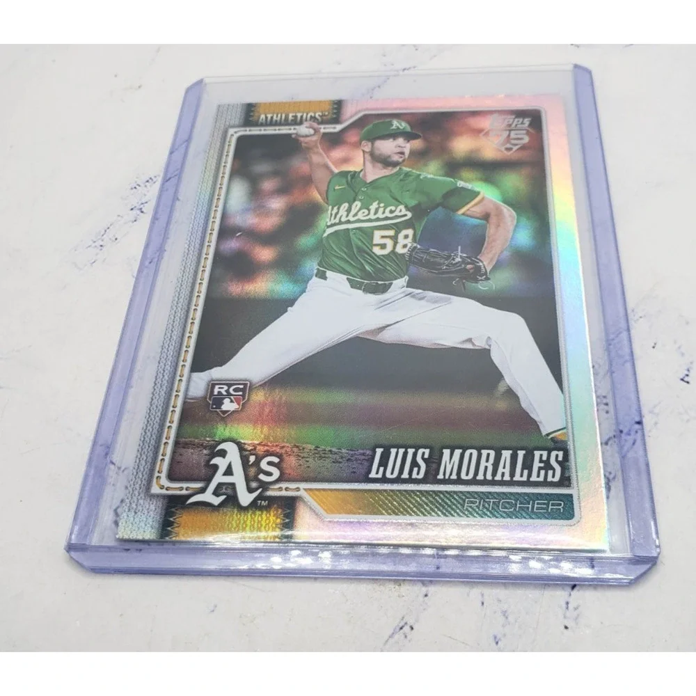 2026 Topps Series 1 Rainbow Foil Luis Morales #259 Athletics RC